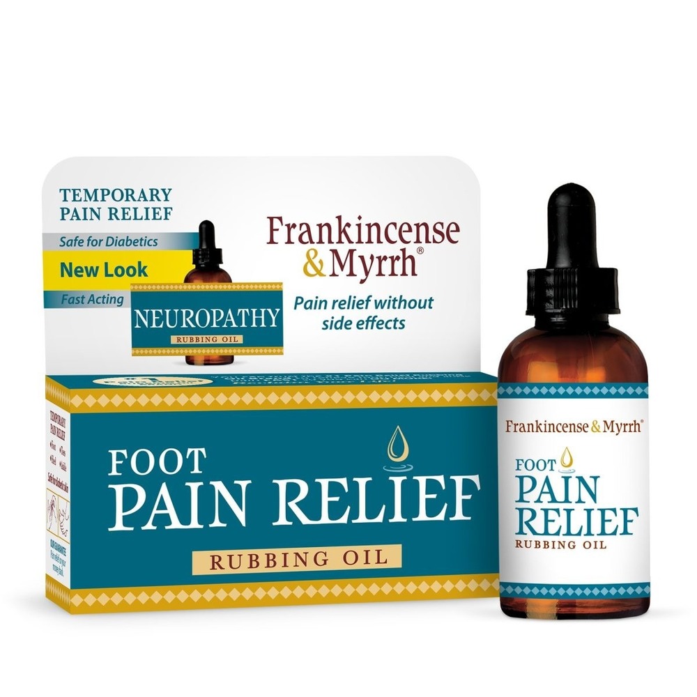 Nerve Pain Relief Rub for Hands & Feet - Frankincense & Myrrh - Max Strength
